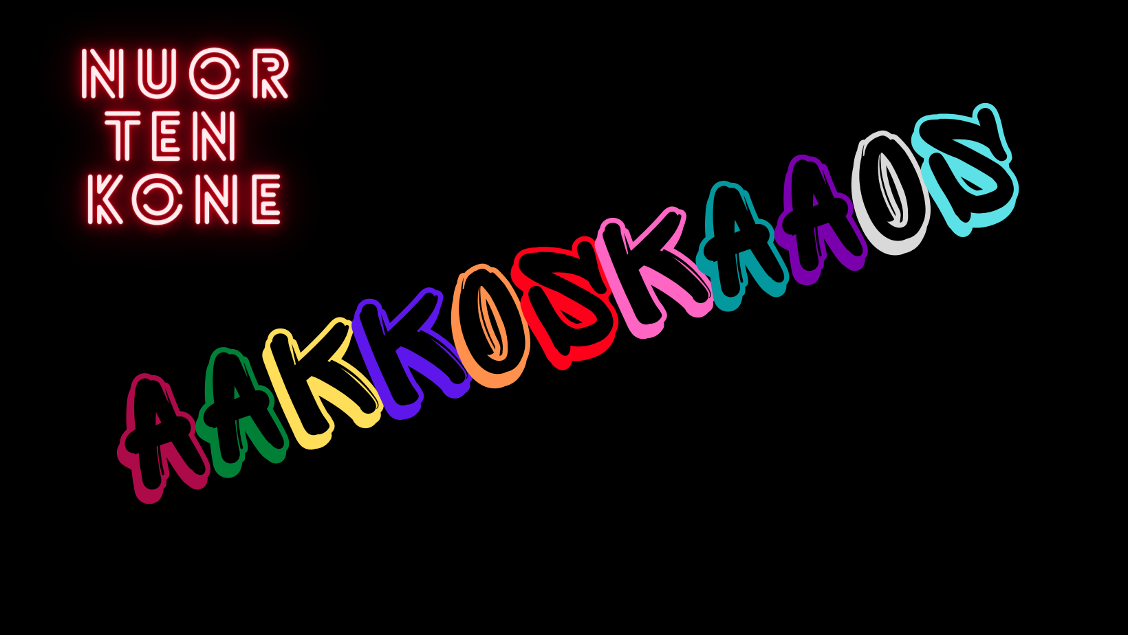 NuortenKone: Aakkoskaaos