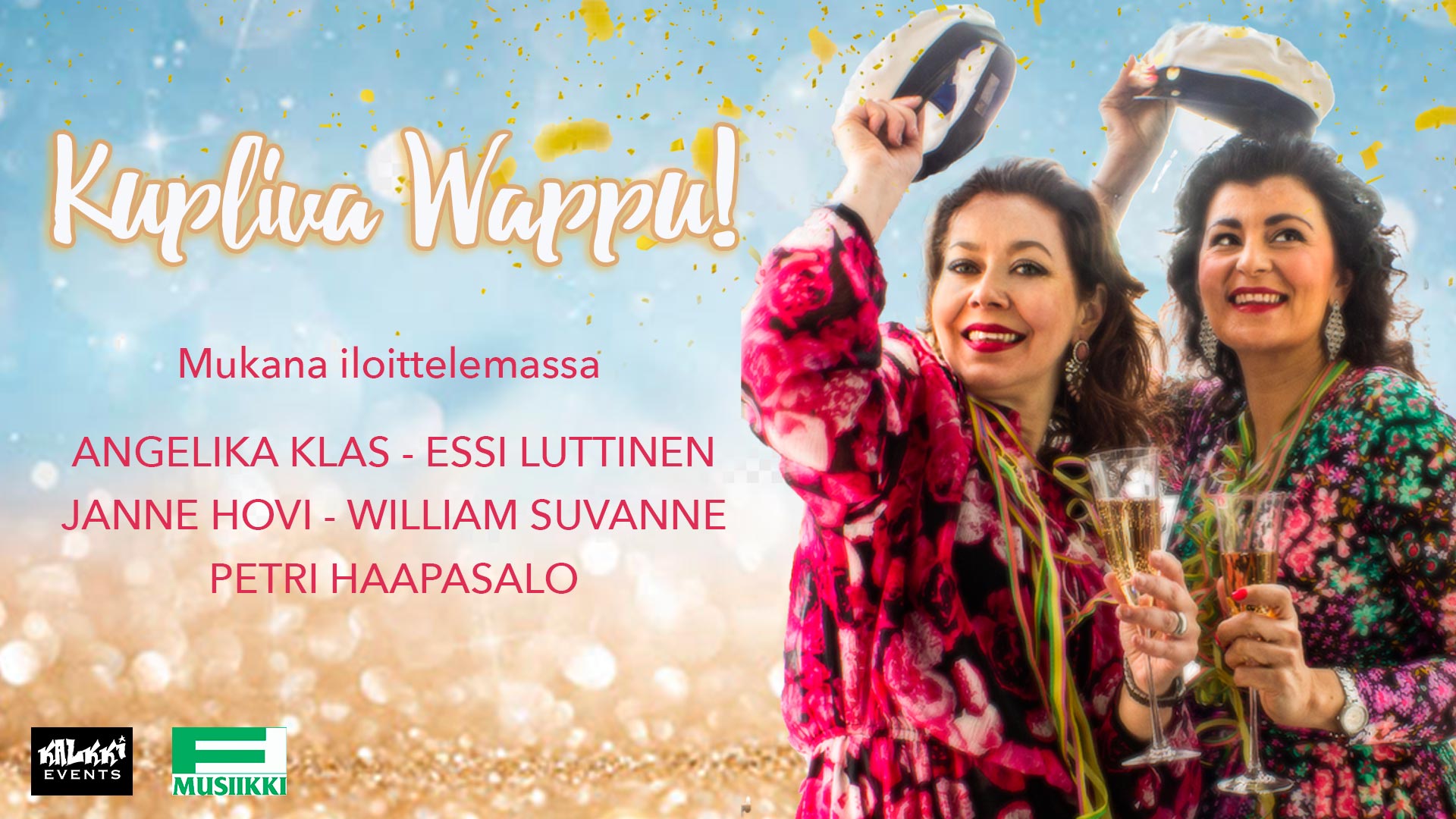 Kupliva Wappu! striimikonsertti