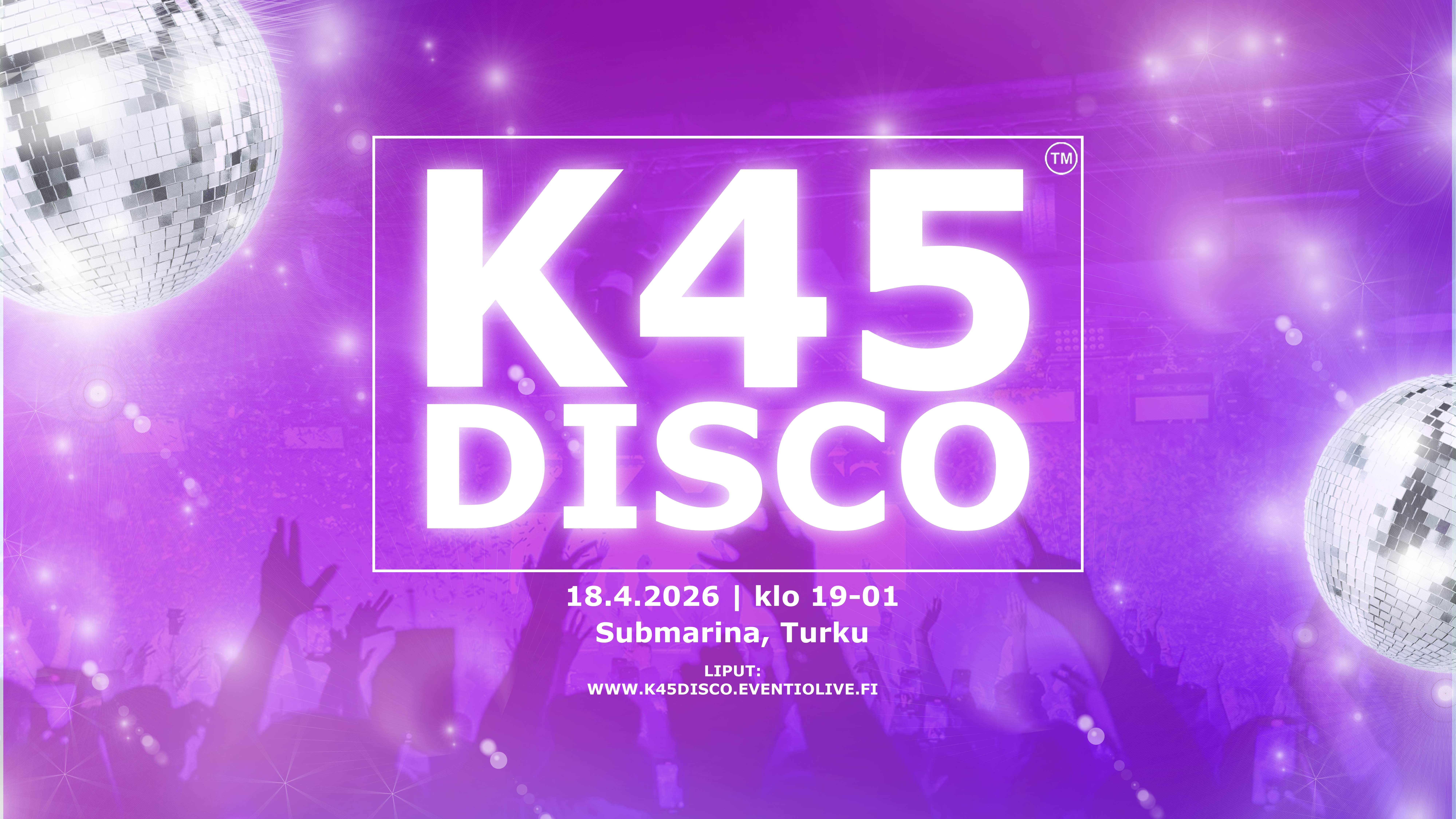 K45 DISCO SUBMARINA HUHTIKUU