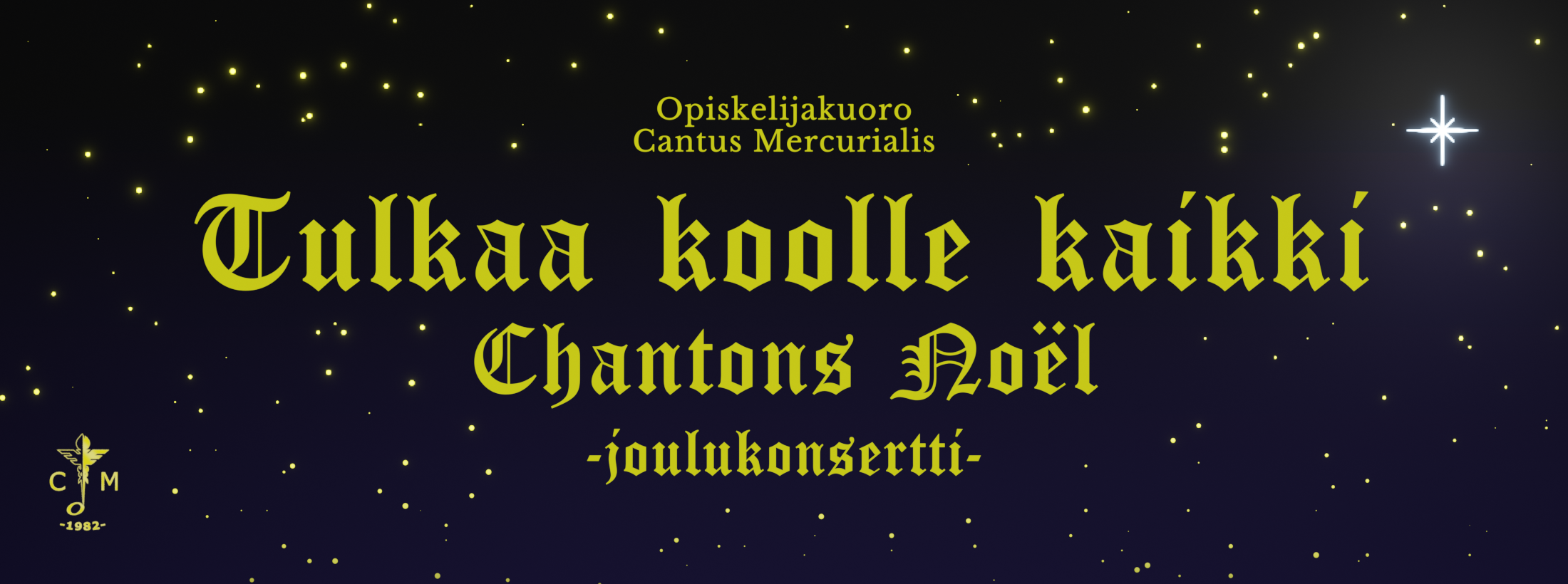Cantus Mercurialiksen joulukonsertti 2025