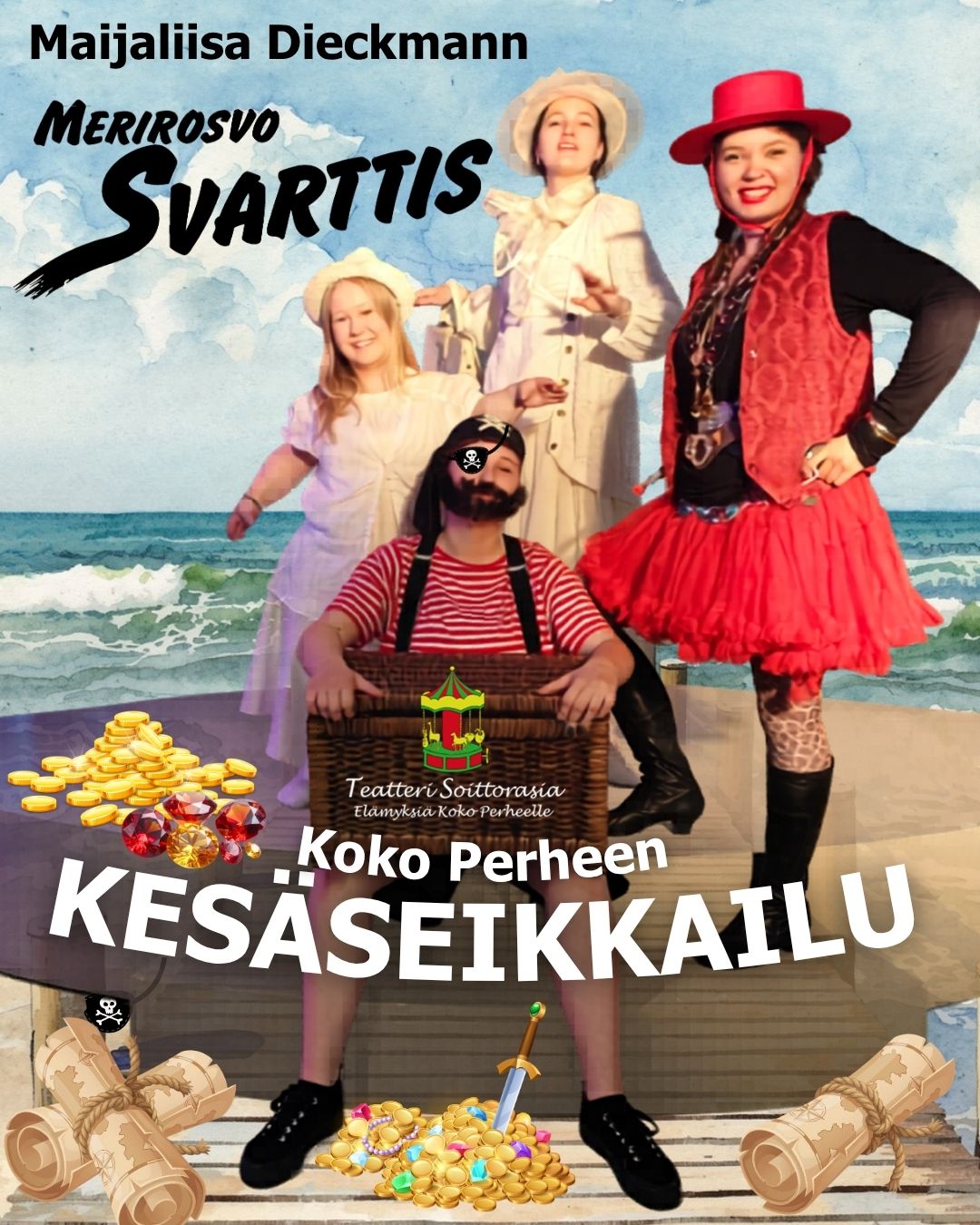 Merirosvo Svarttis Kesäseikkailu 2026